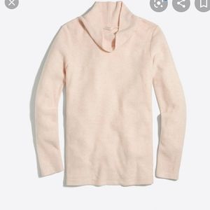 J.Crew Fleece Pullover Cowl Neck Knit Top Shirt